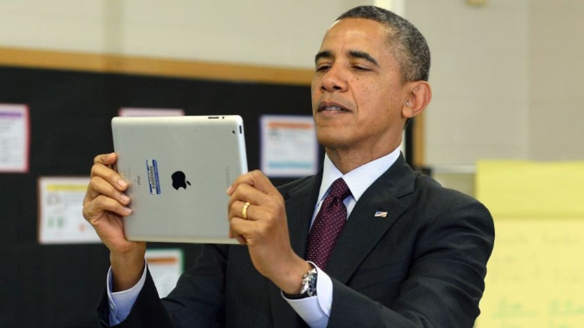 Cuando Obama pidió un iPad, se creó una versión especial llamada “ObamaPad