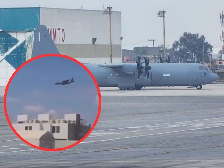 Aterriza avión militar C-130J de Estados Unidos en el Aeropuerto Internacional de Toluca; se desconoce el motivo del vuelo
