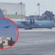 Aterriza avión militar C-130J de Estados Unidos en el Aeropuerto Internacional de Toluca; se desconoce el motivo del vuelo