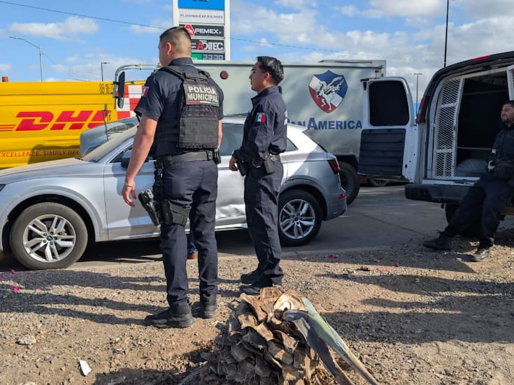 Lesionados dos custodios y un reo tras fuerte choque entre unidad del Seps y un sedán en Solidaridad y Colosio