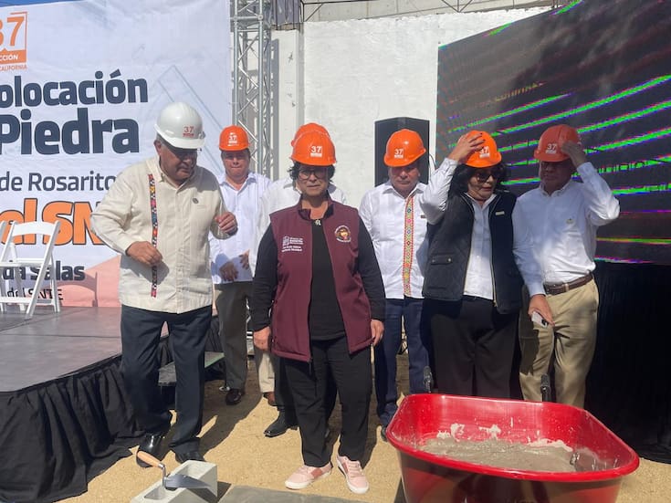 SNTE en Rosarito tendrá oficinas, colocan primera piedra