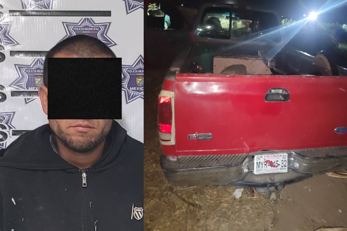 Hombre es arrestado por robo a casa habitación; recuperan auto con reporte de robo