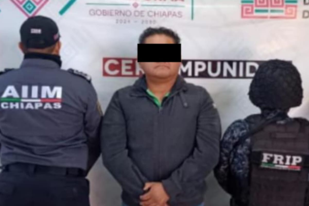 Detienen a otro pederasta en Chiapas, esta vez fue Bernardo “N”
