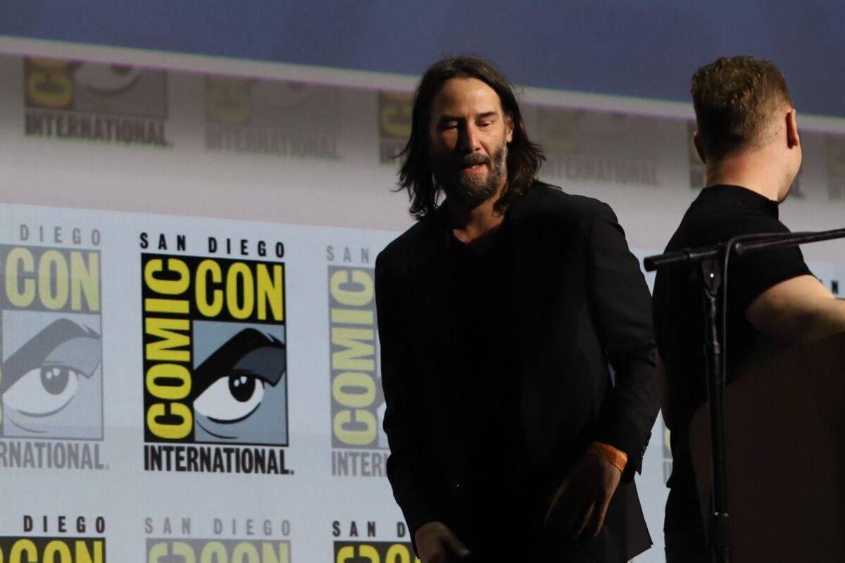 Keanu Reeves llega al Comic Con de San Diego