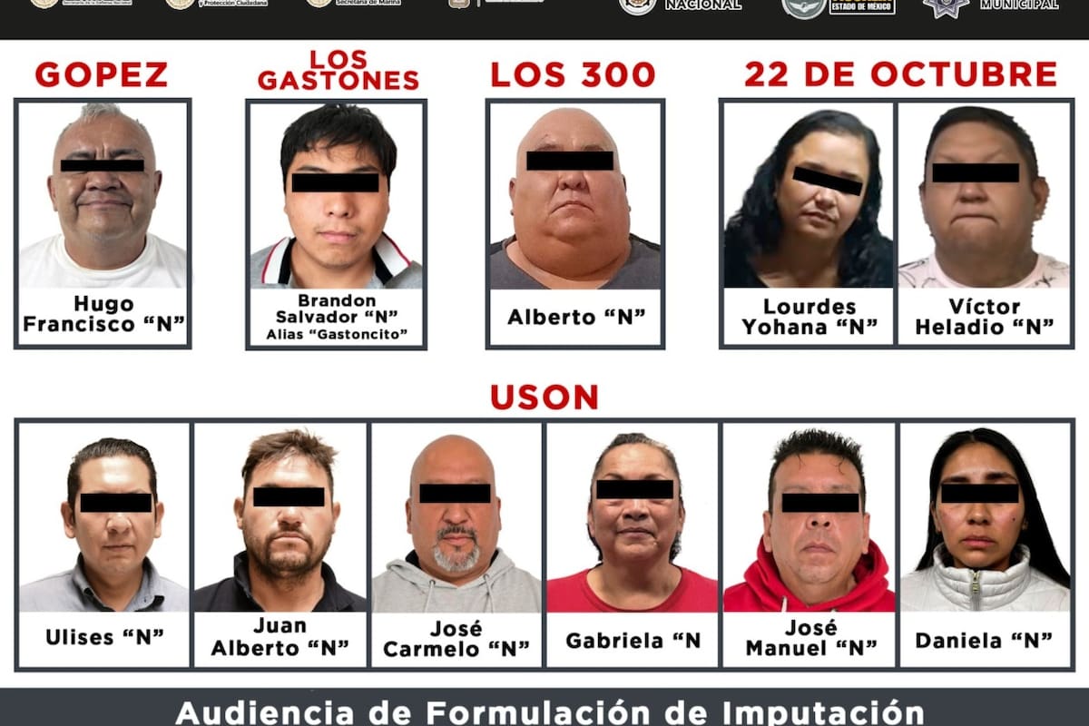 Detienen a 11 integrantes de redes de despojo en Edomex; notarios y funcionarios involucrados