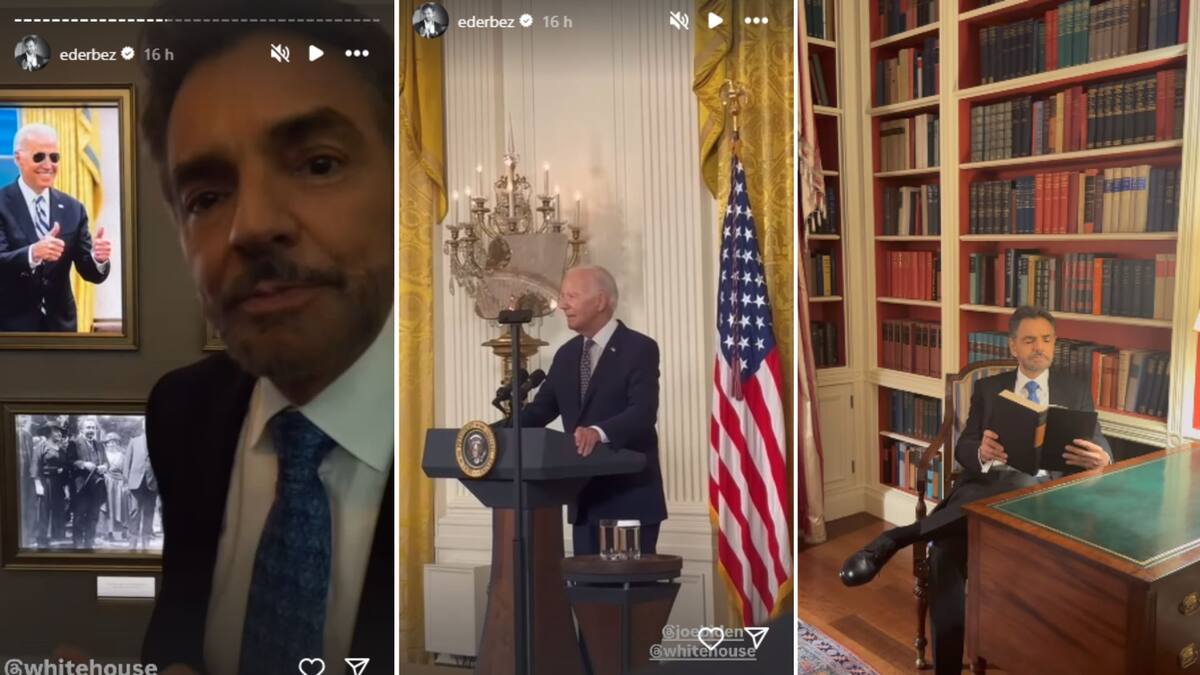 Así presumió Eugenio Derbez su visita a la Casa Blanca | Captura de pantalla (instagrm)