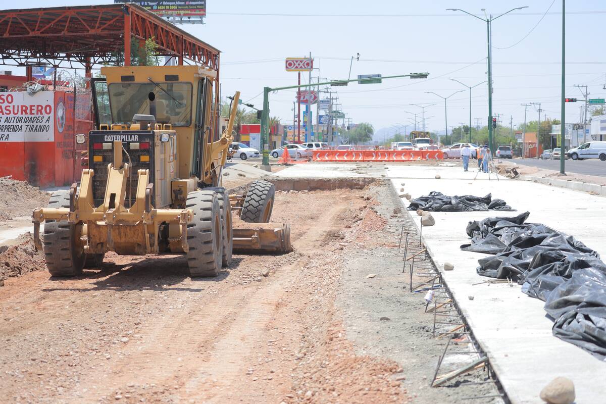 Reportan 80% de avance en 14 obras activas en Hermosillo