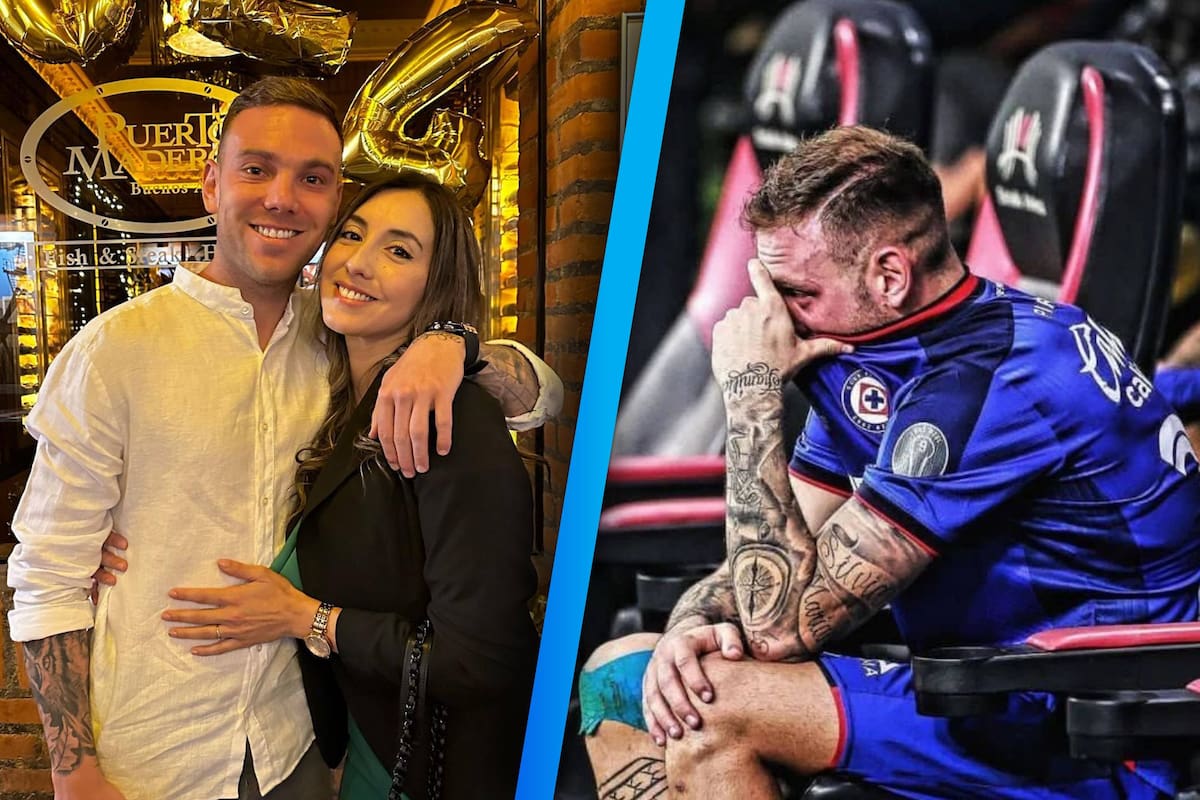 La esposa de Rotondi defiende al jugador tras el acoso de los aficionados del Cruz Azul