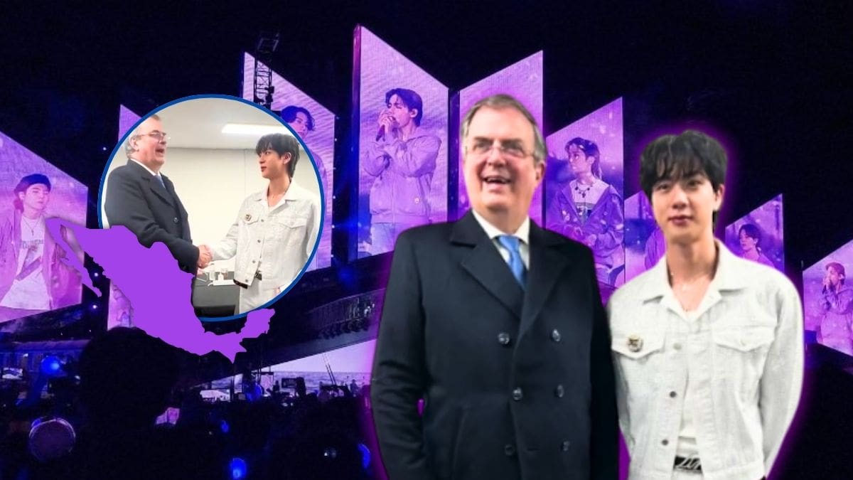 Marcelo Ebrard revive video con Jin de BTS donde promete venir a México, tras confirmarse tres conciertos en el país