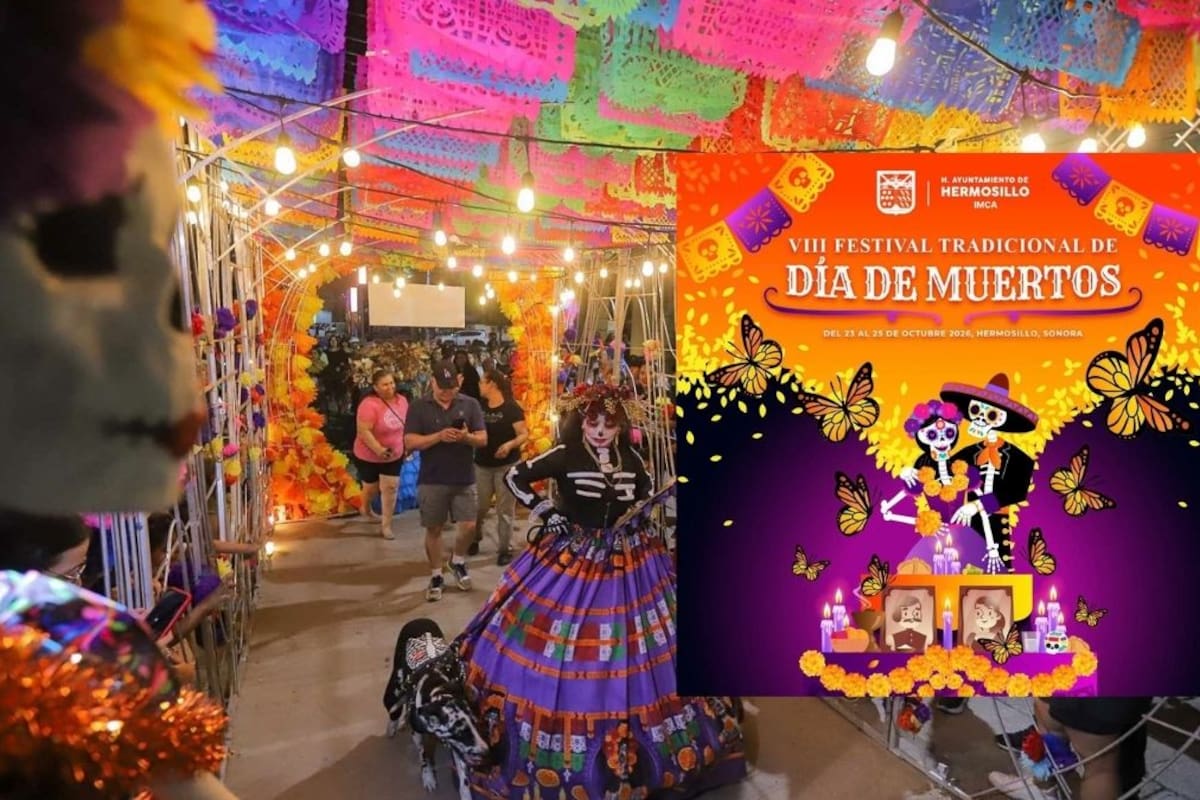Hermosillo celebrará el Festival de Día de Muertos del 23 al 25 de octubre con altares, una ofrenda a Luis Aguilar y marcha de catrinas