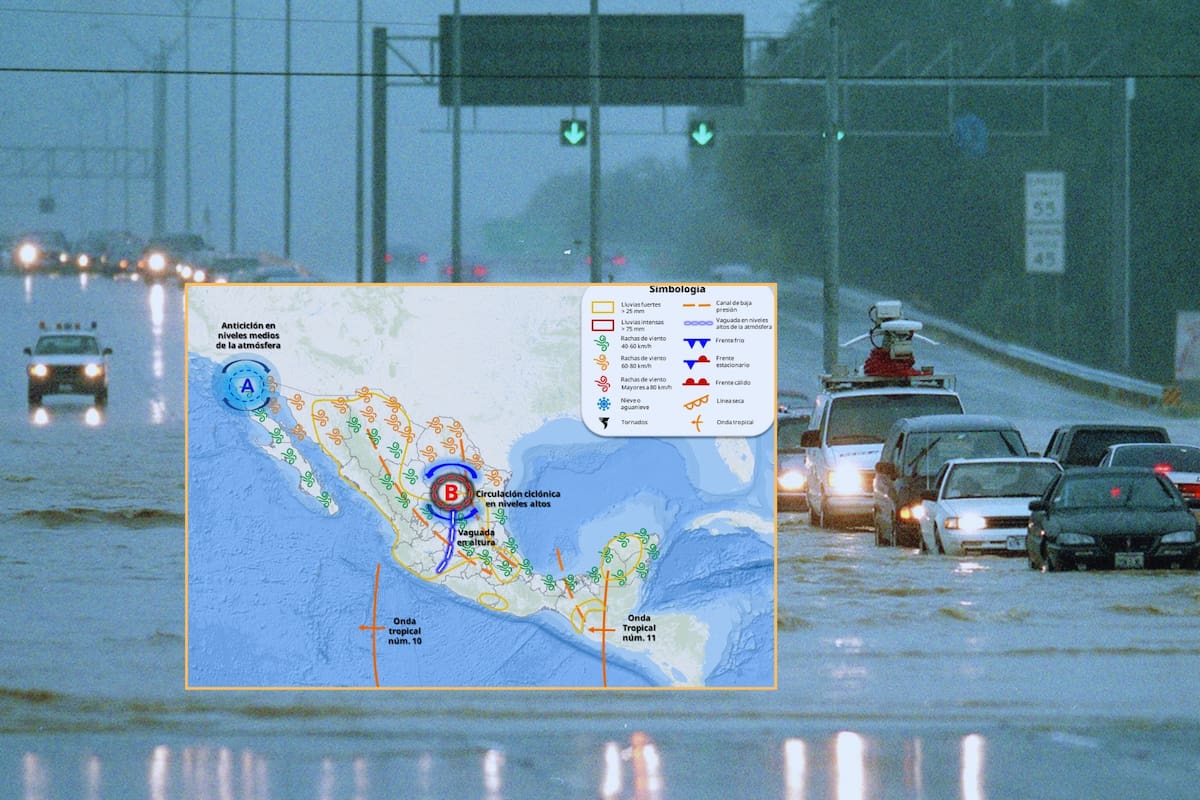 Este viernes habrá lluvias fuertes en estados del norte, mientras que en otros tendrán calor extremo
