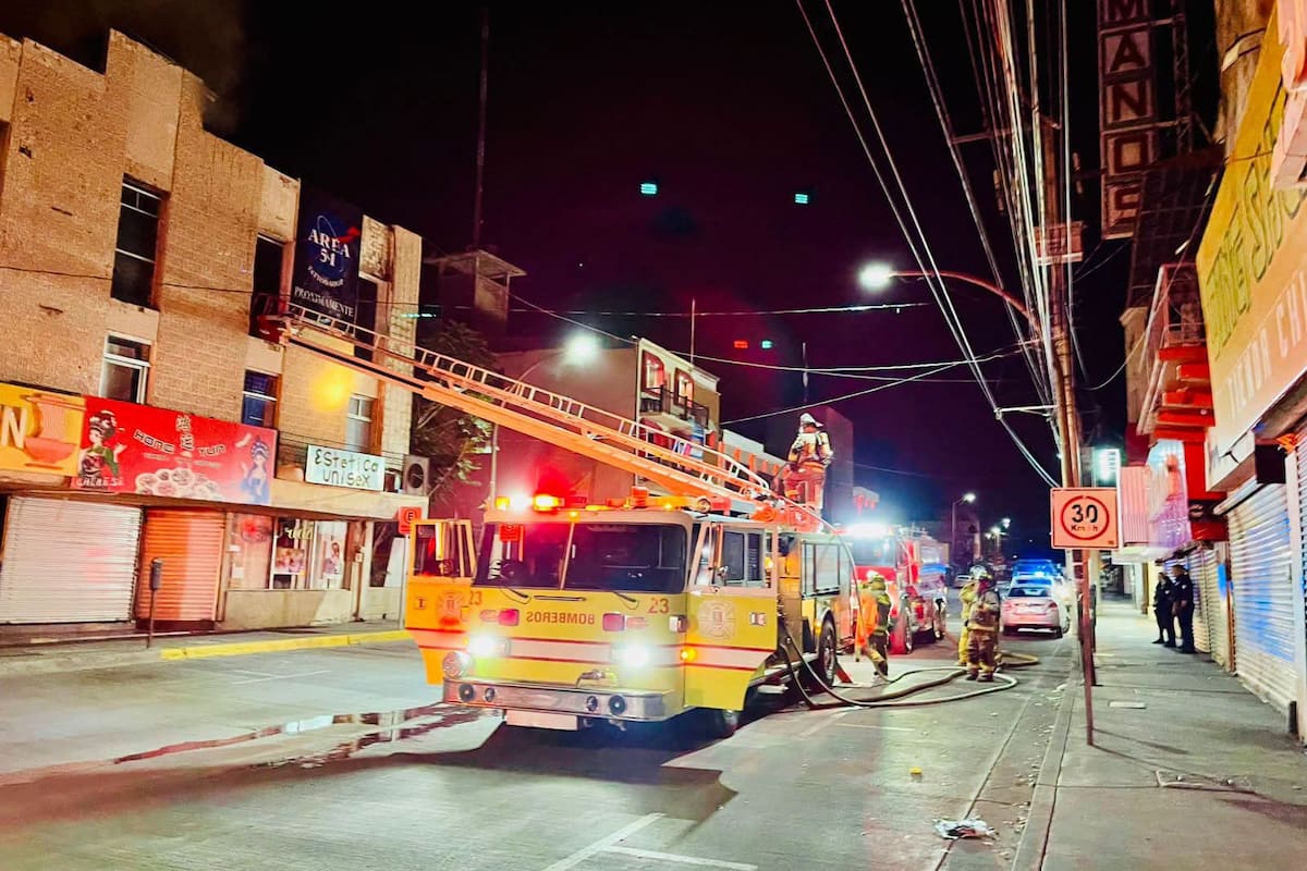 Investigan a inquilino por provocar incendio en departamentos de Nogales; 10 personas fueron evacuadas