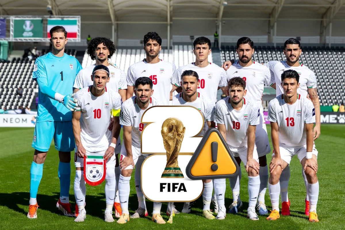 Irán y el riesgo de perder el Mundial 2026: otras selecciones que también quedaron fuera por razones políticas, guerras o decisiones fuera del futbol