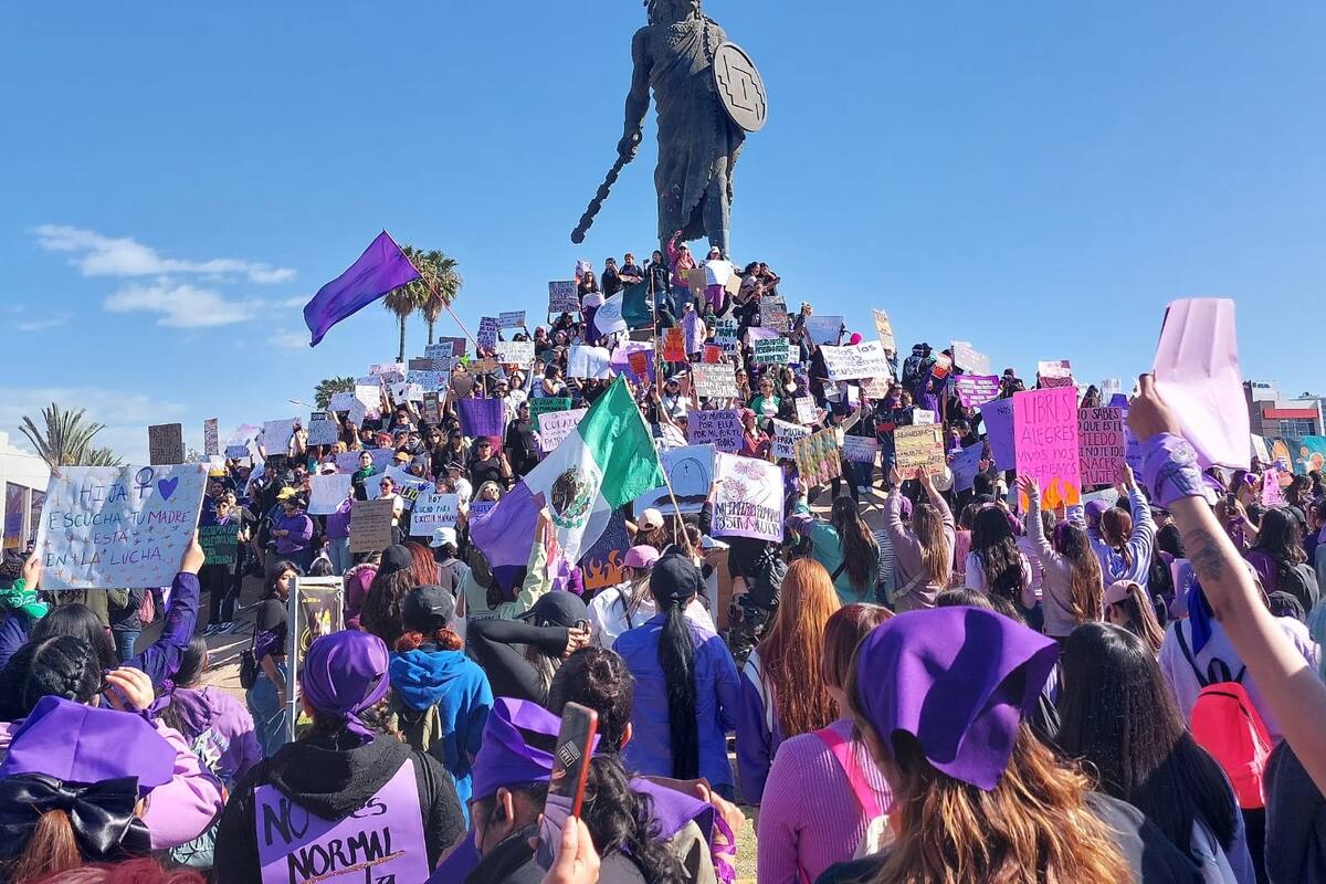 Preparan marcha por el Día de la Mujer