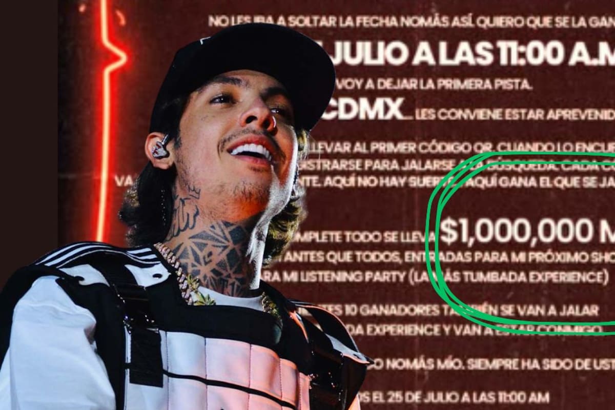Natanael Cano dará premio de 1 millón de pesos a quienes encuentren un código QR ¿Cómo participar?