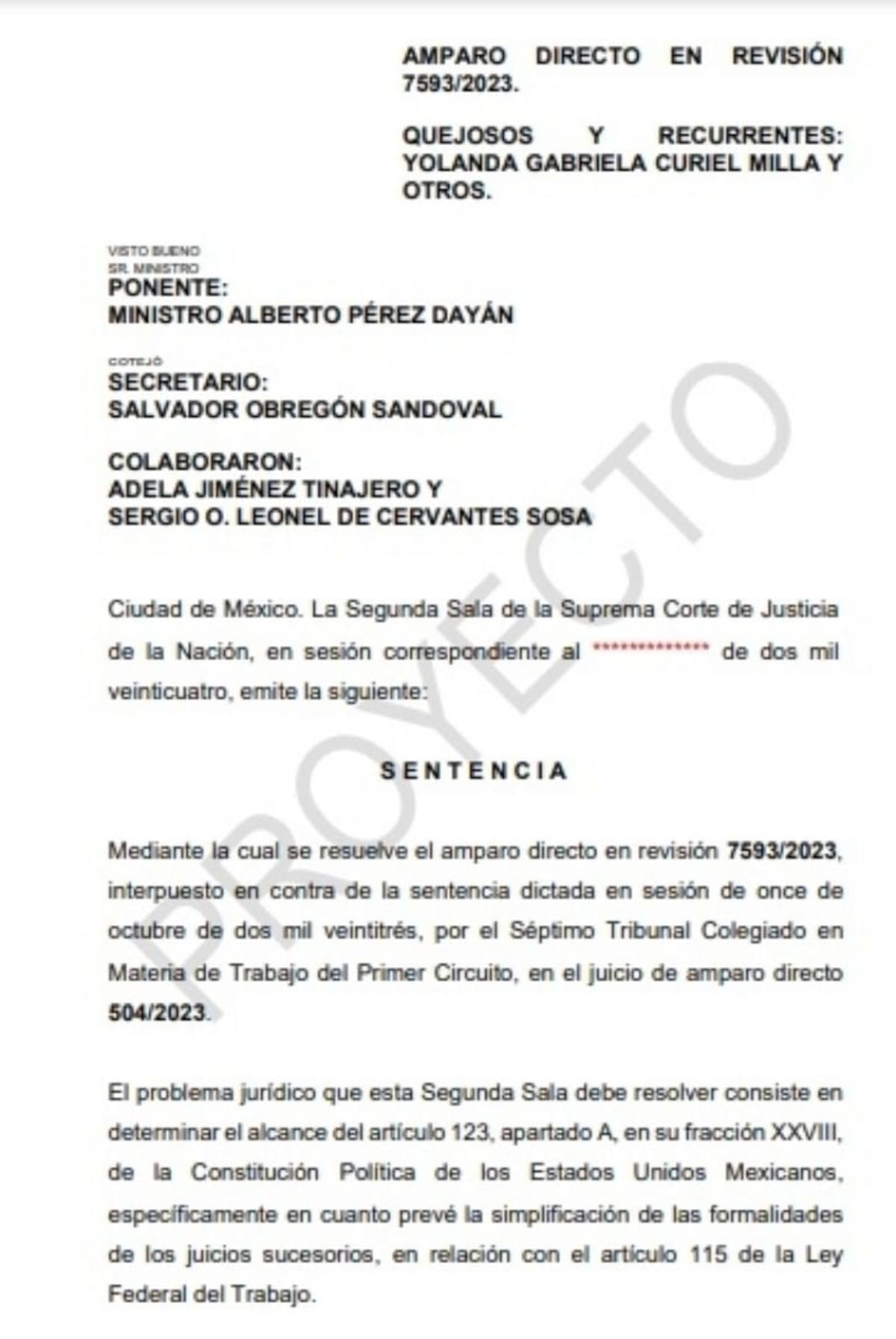 Jesús murió, pero su hija Yolanda siguió con su lucha por despido injustificado.