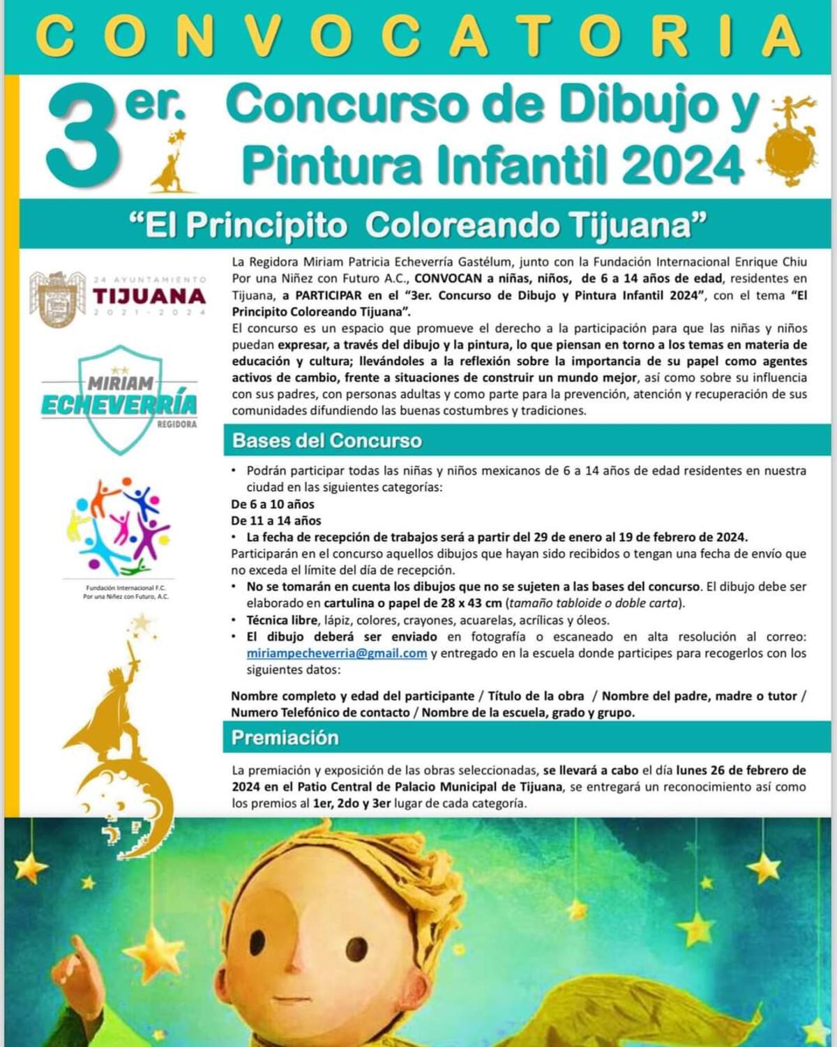 “El Principito Coloreando Tijuana”