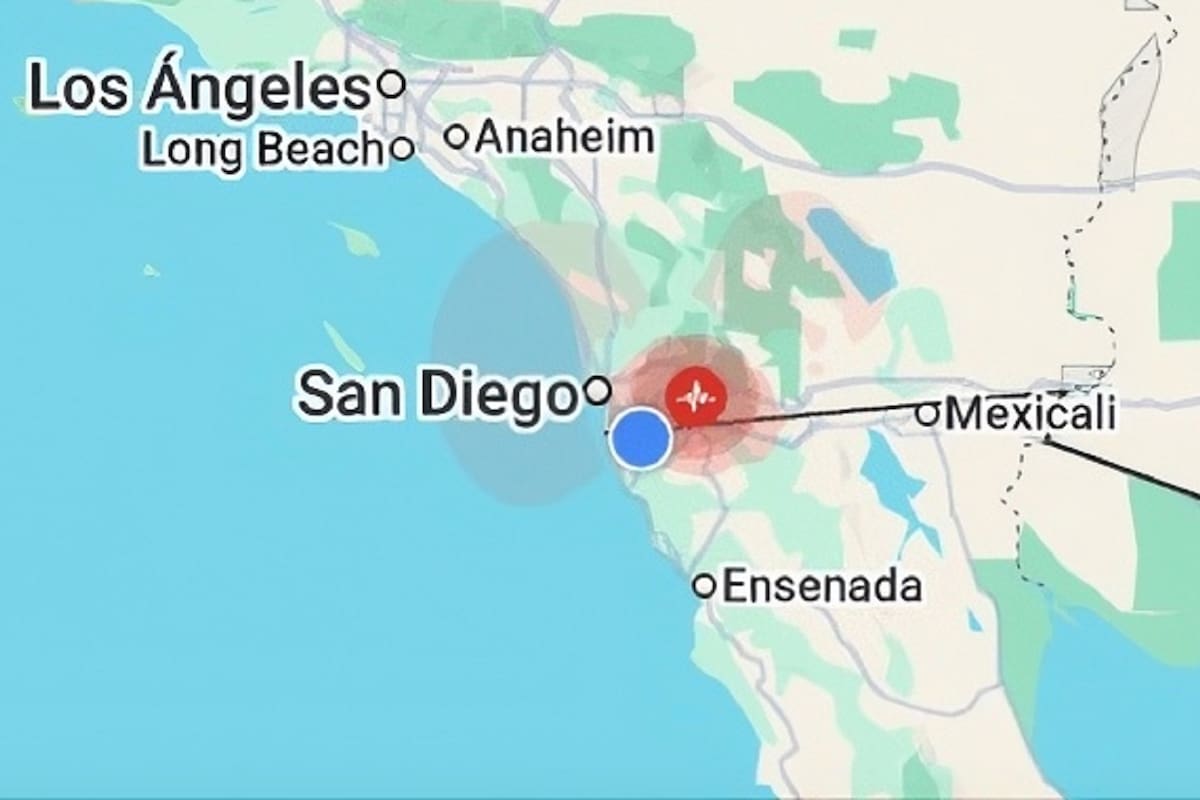 Registran sismo de 3.5 a 14 km de Tecate; es el quinto en las últimas 24 horas