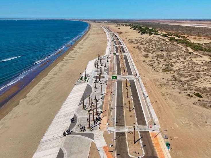 Avanzan malecones de Huatabampito y Empalme; obras superan 70% de ejecución