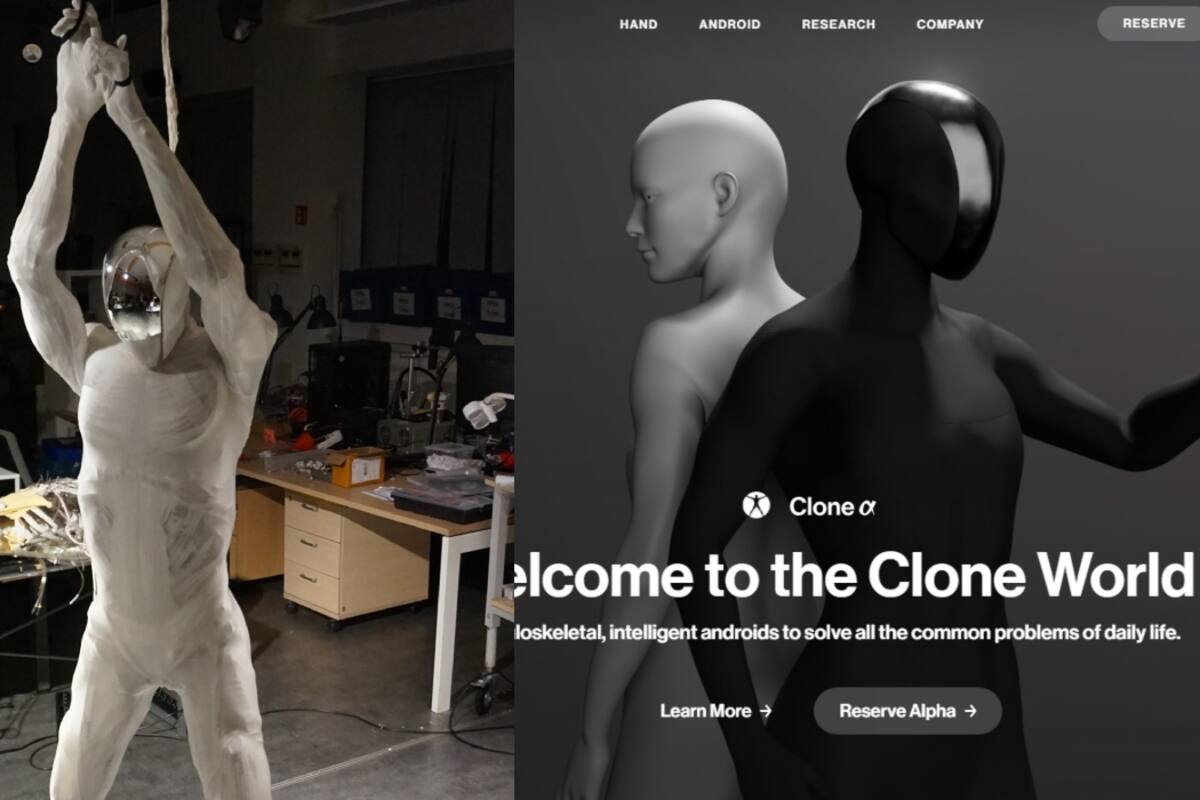 FOTOS: Clone Robotics presenta su primer robot humanoide y causa sensación en redes