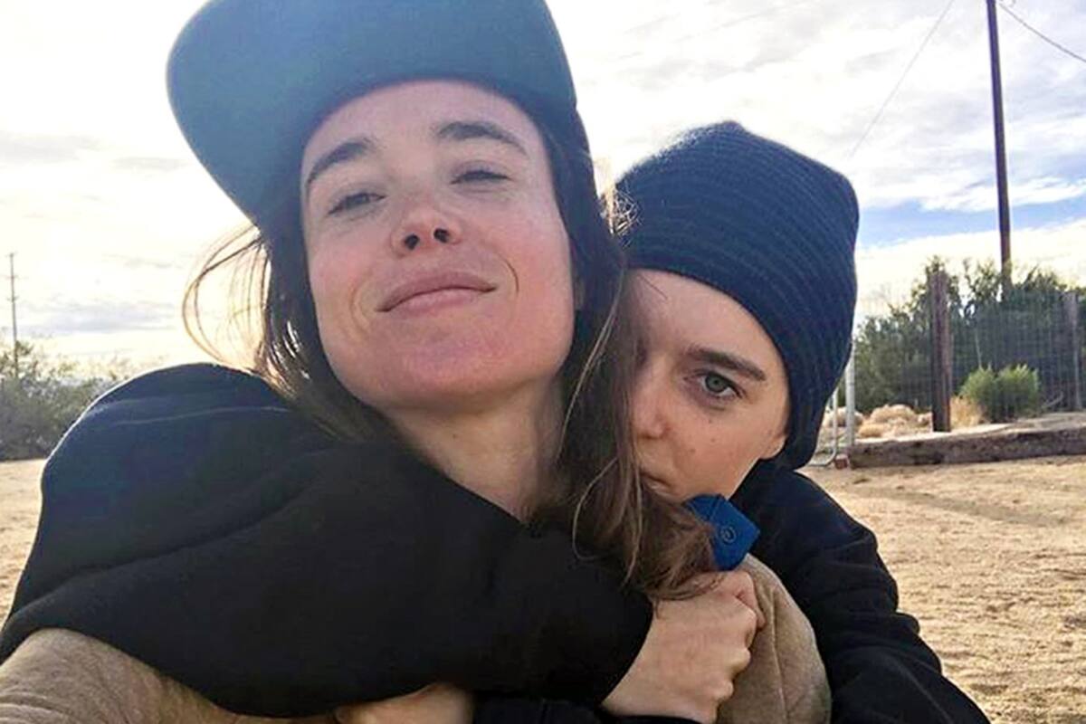 Ellen Page y Emma Portner se besan en topless como celebración por el orgullo gay