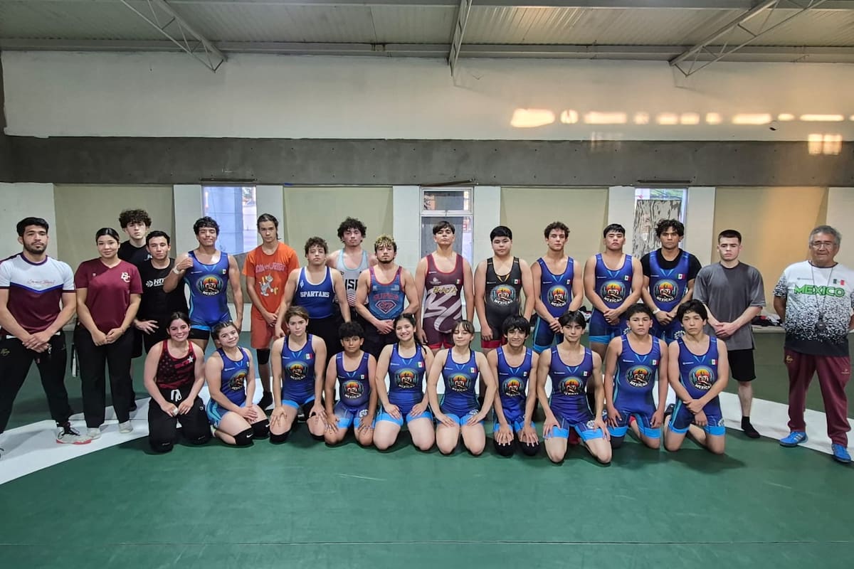 Luchadores de Mexicali se miden con equipo de California rumbo a la Olimpiada Nacional