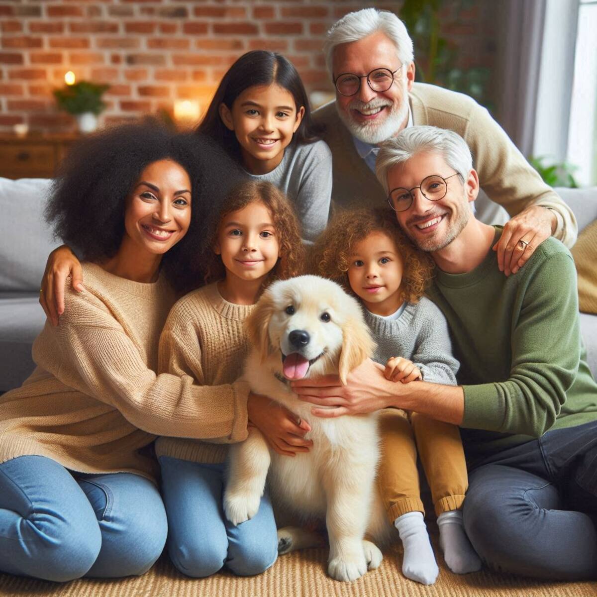Mascotas sanas propician un ambiente familiar sano. / Imagen ilustrativa generada con IA (Copilot).