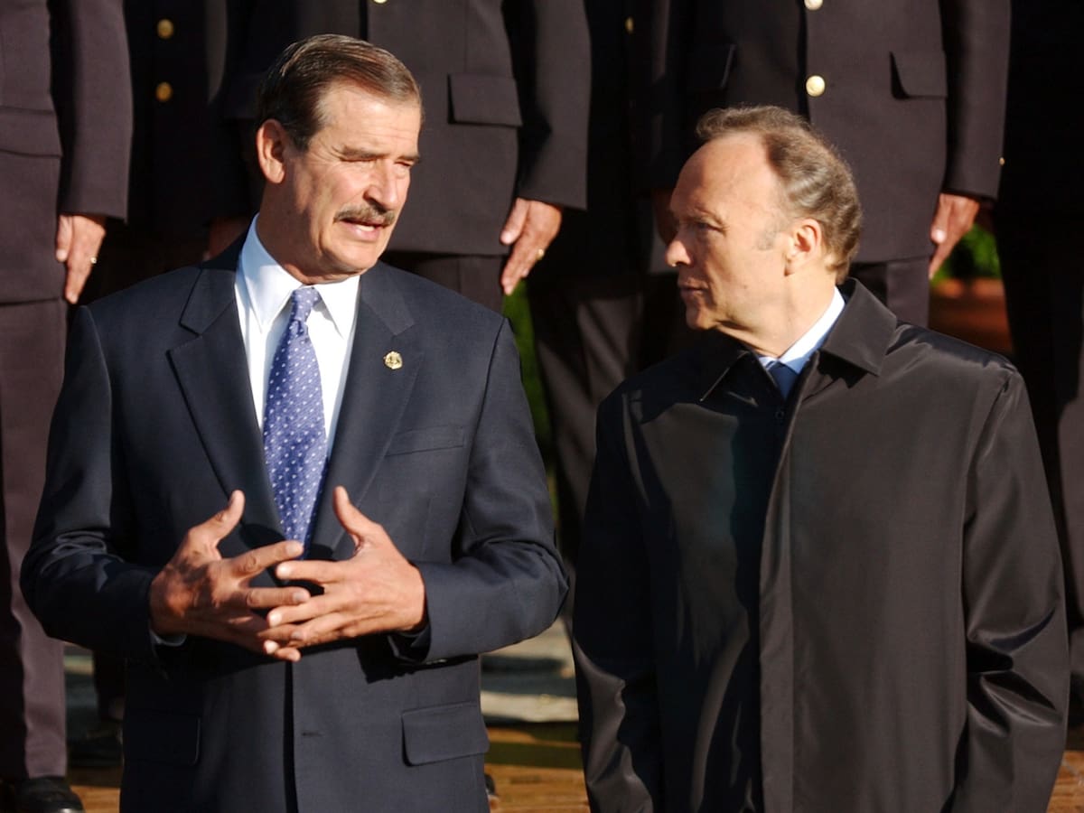 Vicente Fox y Alejandro Gertz Manero. | Banco digital GH