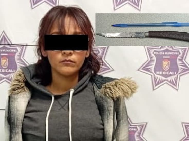 Mujer armada espiaba viviendas en Los Algodones; tenía orden de aprehensión