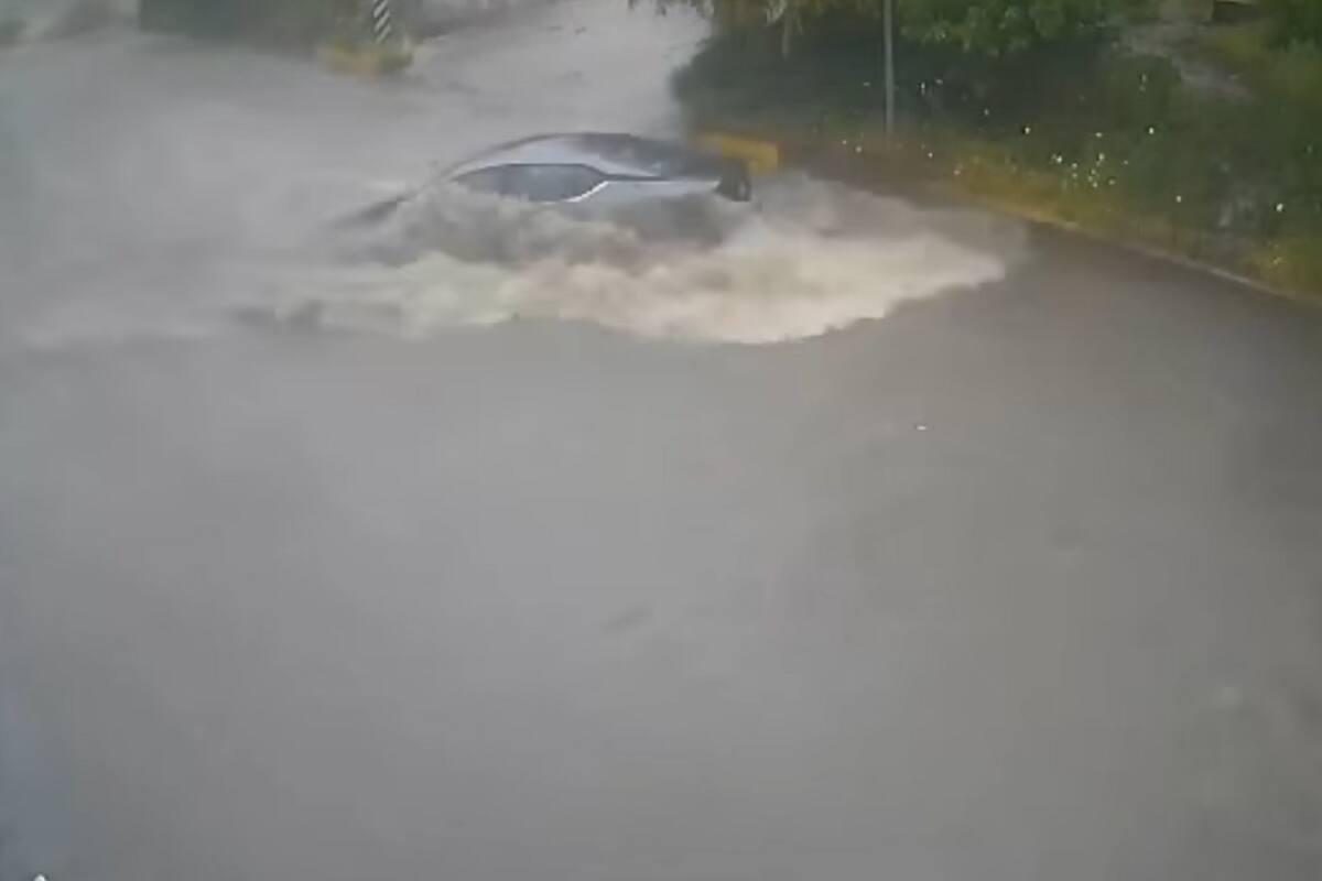 Registran fuerte corriente en Cañón del Pato por lluvias