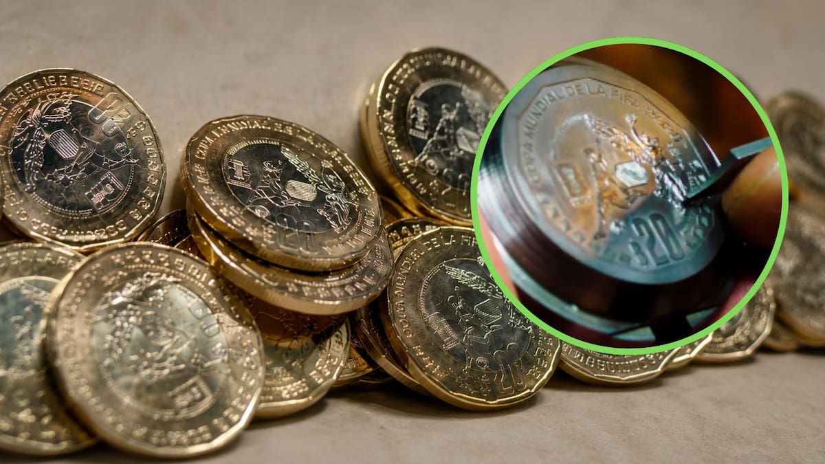 Banxico distribuirá las piezas bimetálicas de 20 pesos en 12 instituciones comerciales y las ediciones de oro y plata en sucursales seleccionadas de BBVA ¿En qué bancos específicos puedes conseguir estas monedas del Mundial 2026?