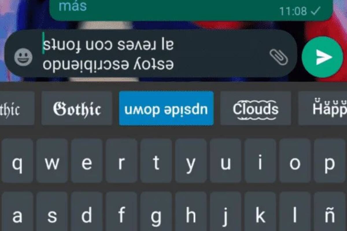 Whatsapp: Así puedes escribir mensajes al revés
