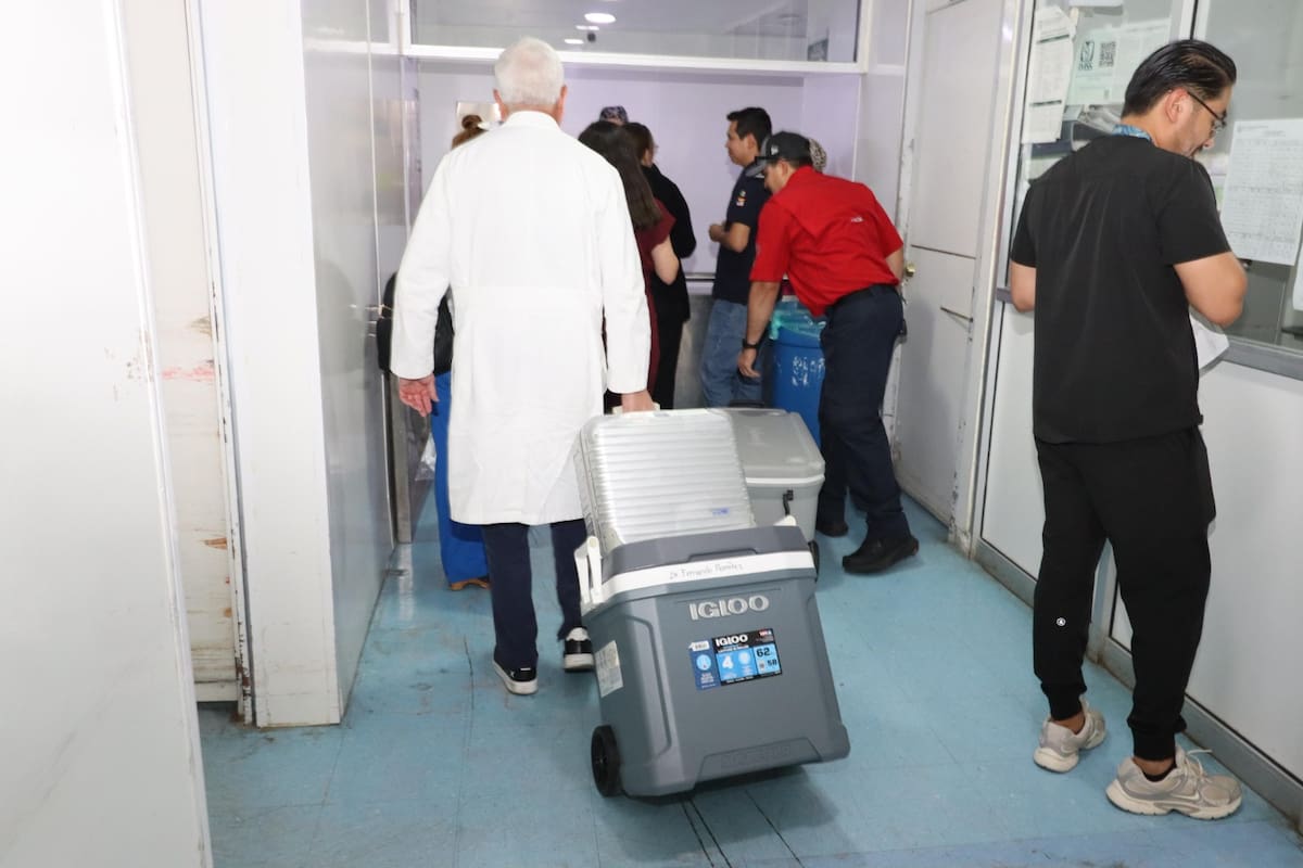 Un joven donante permitió la procuración de corazón, riñones y córneas en la UMAE de Ciudad Obregón. | Foto: Especial GH