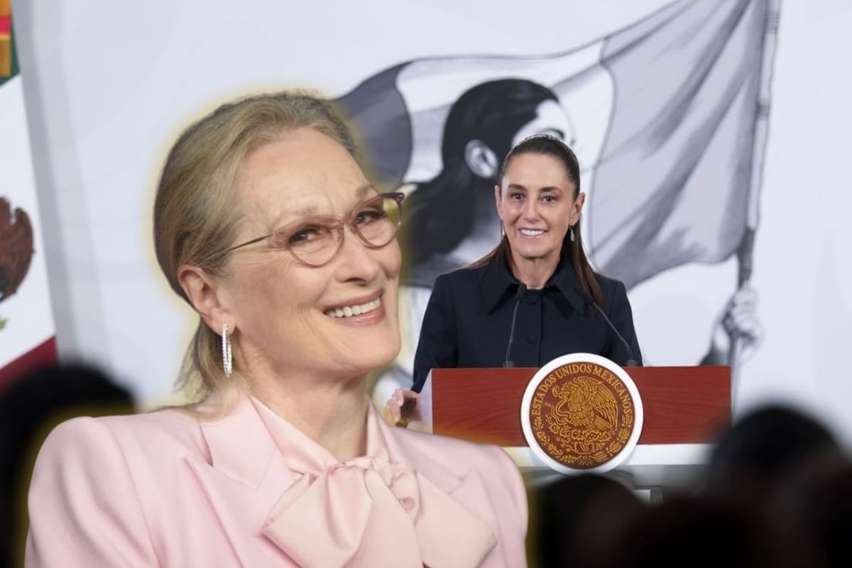 Claudia Sheinbaum agradeció a Meryl Streep tras elogiar a México y destacó su trayectoria como “quizás la mejor actriz del mundo” tras su visita por el estreno de “El Diablo Viste a la Moda 2”