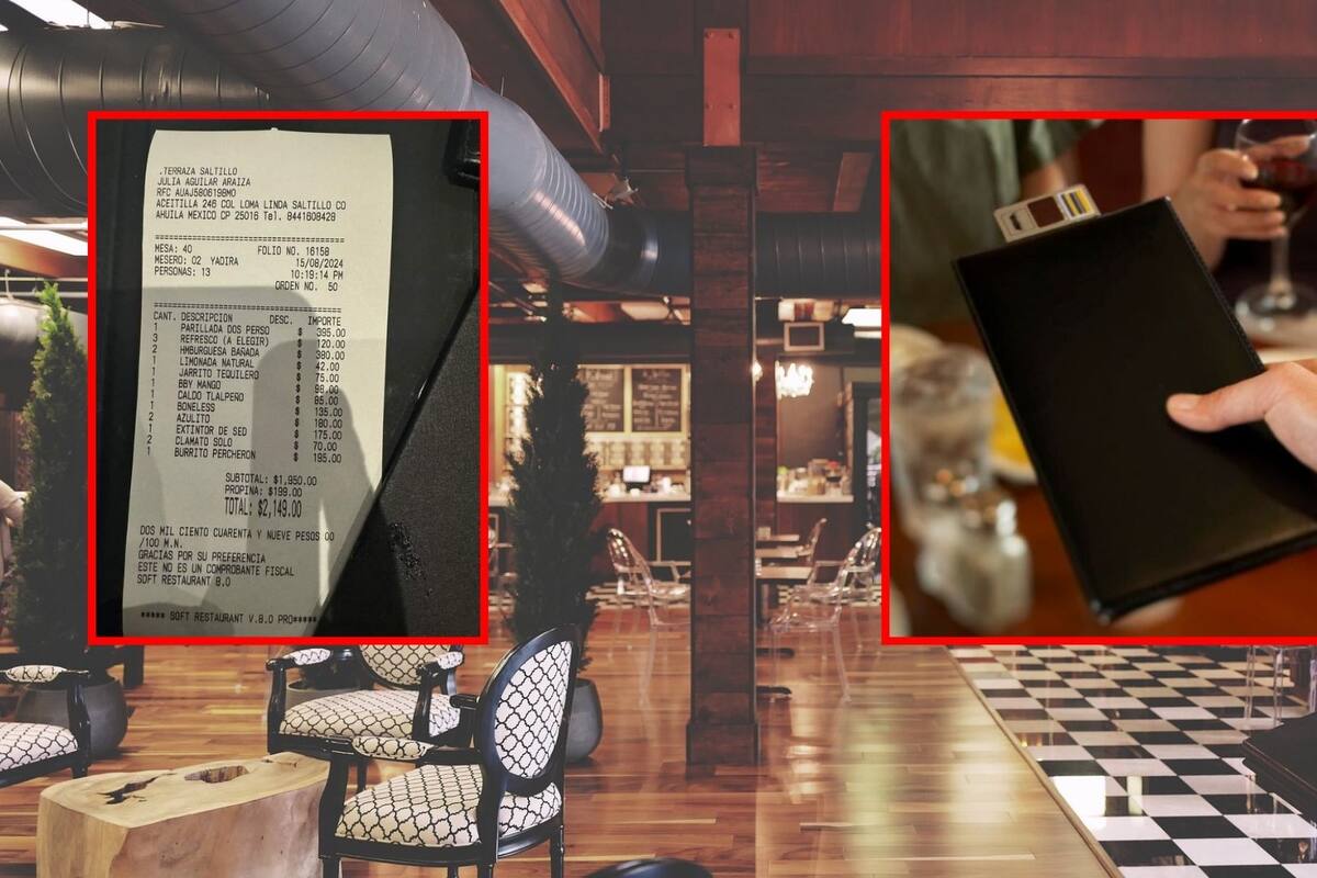 ¿Profeco los clausuró? Denuncian cobro de propina obligatorio en restaurante de Saltillo