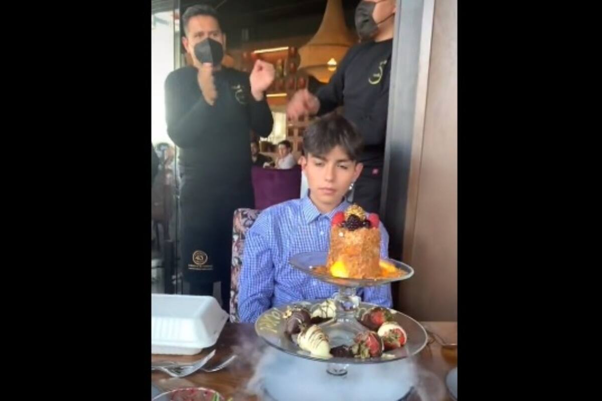 Niño se vuelve viral por indiferencia en su festejo de cumpleaños