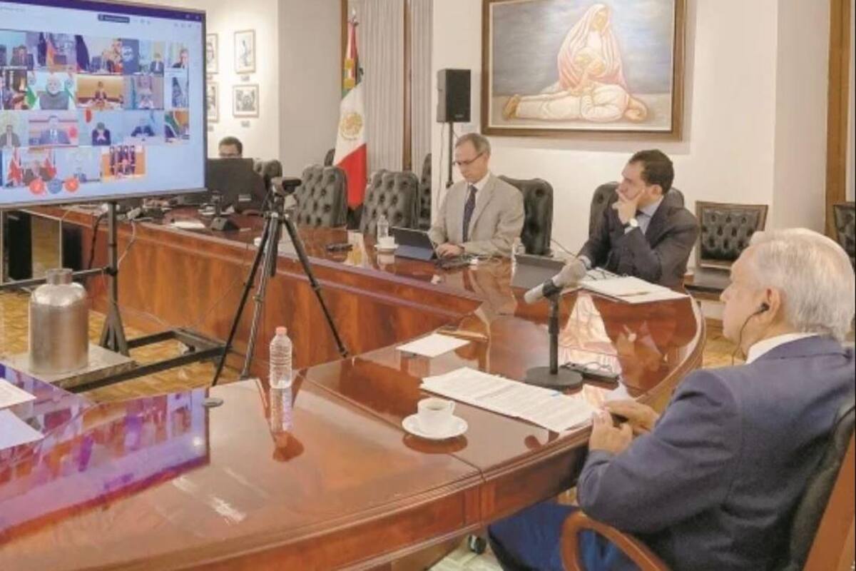 VIDEO: Comparte AMLO su participación en G20 virtual por Covid-19