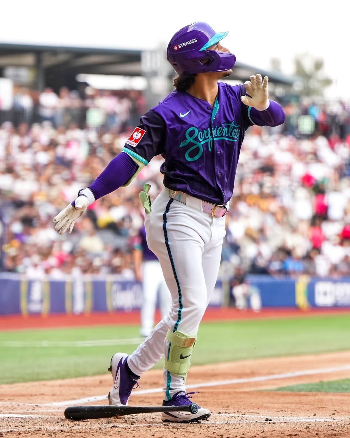 Alek Thomas pegó cuadrangular el 25 de abril con los Diamondbacks de Arizona en juego disputado en la Ciudad de México. (Foto: @dbacks)