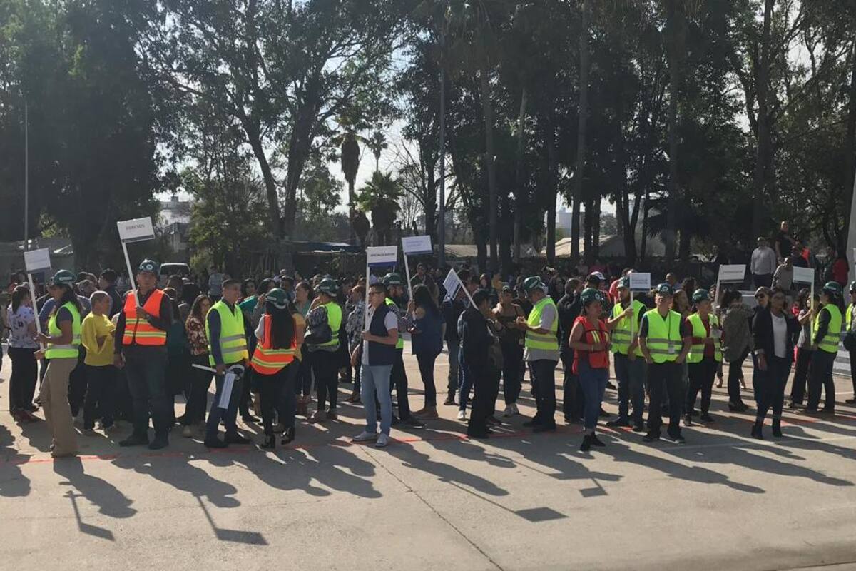 Realizan simulacro de sismo en Palacio Municipal
