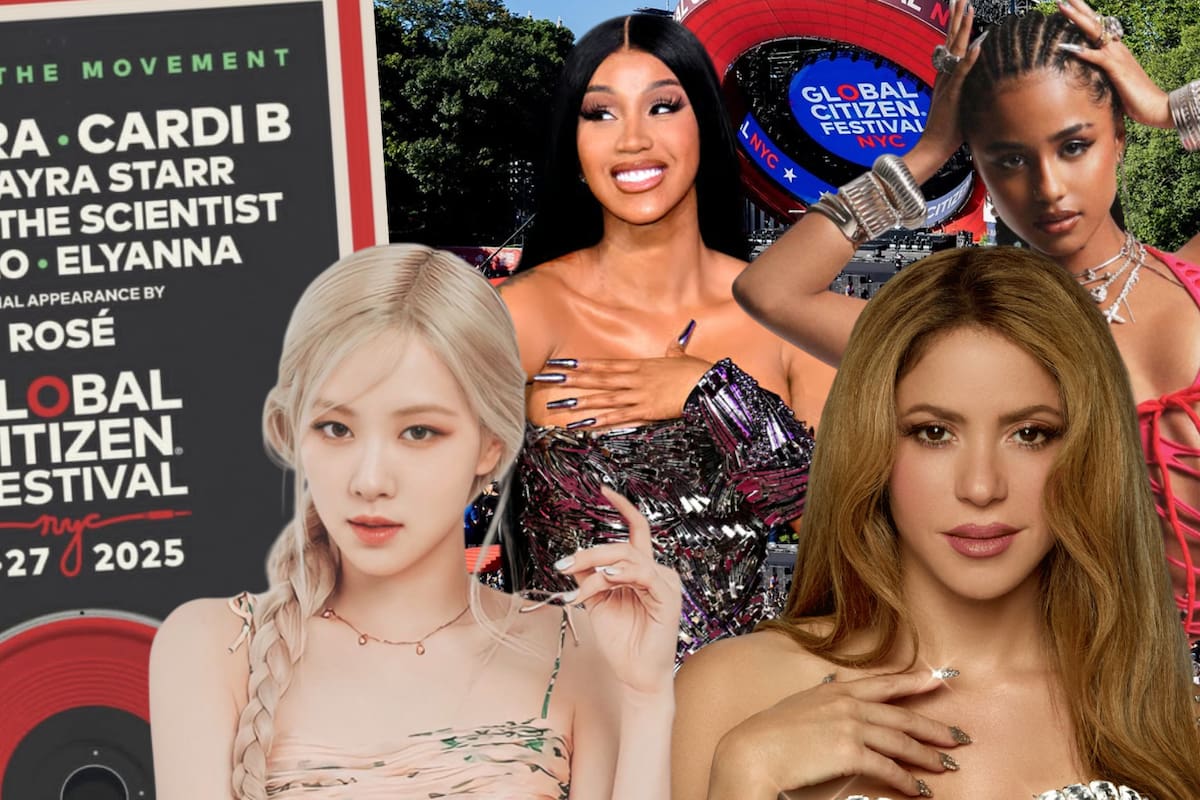 Rose de BLACKPINK se une a Shakira y Cardi B en el Global Citizen 2025, un festival que busca terminar con la pobreza extrema