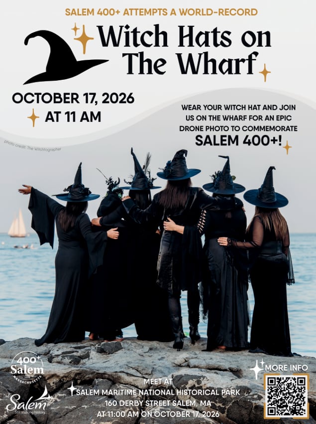 Salem, Massachusetts, conmemora 400 años de historia en 2026 con actividades culturales, recorridos históricos y celebraciones de Halloween que atraen a visitantes de distintas partes del mundo. Foto: Agencias