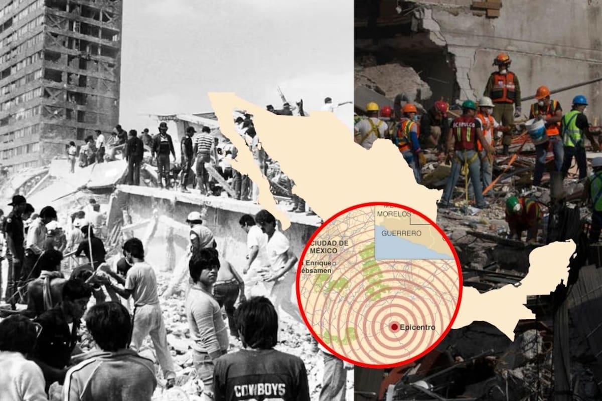 De 1985 a 2022: los sismos que han marcado la memoria de México cada 19 de septiembre
