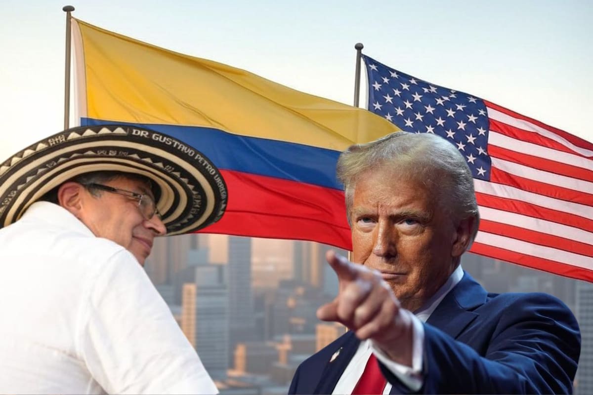 Colombia y Estados Unidos enfrentaron un conflicto diplomático cuando el presidente Trump presionó para aceptar vuelos con migrantes deportados, amenazando con fuertes aranceles. | Especial