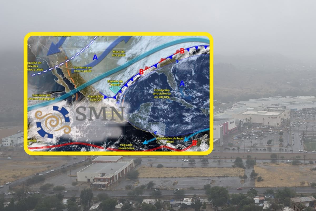 Frente Frío 27 y su masa de aire polar “congelarán” estas ciudades mañana lunes y martes con lluvias torrenciales, nevadas, evento de “Norte” y heladas de hasta -15°C