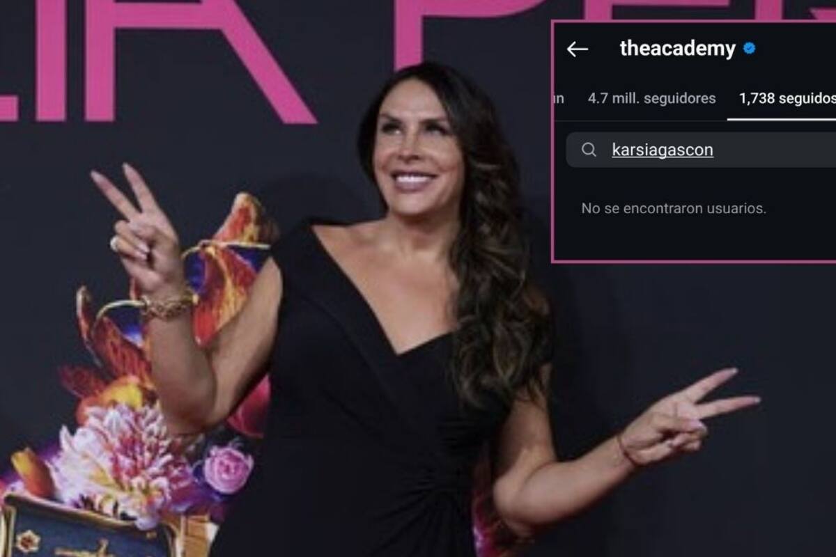 La Academia deja de seguir a Karla Sofía Gascón en Instagram