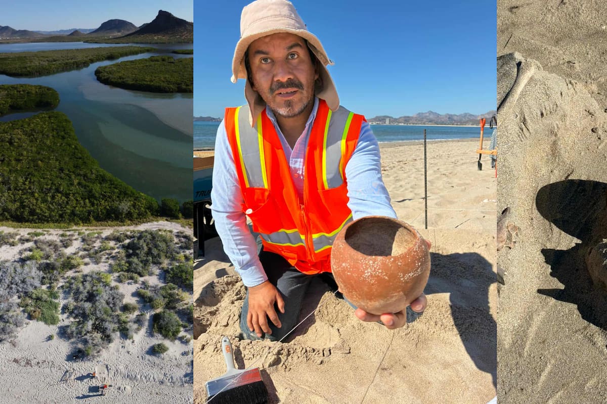 Arqueólogos del INAH Sonora recuperan entierro prehispánico en Estereo El Soldado