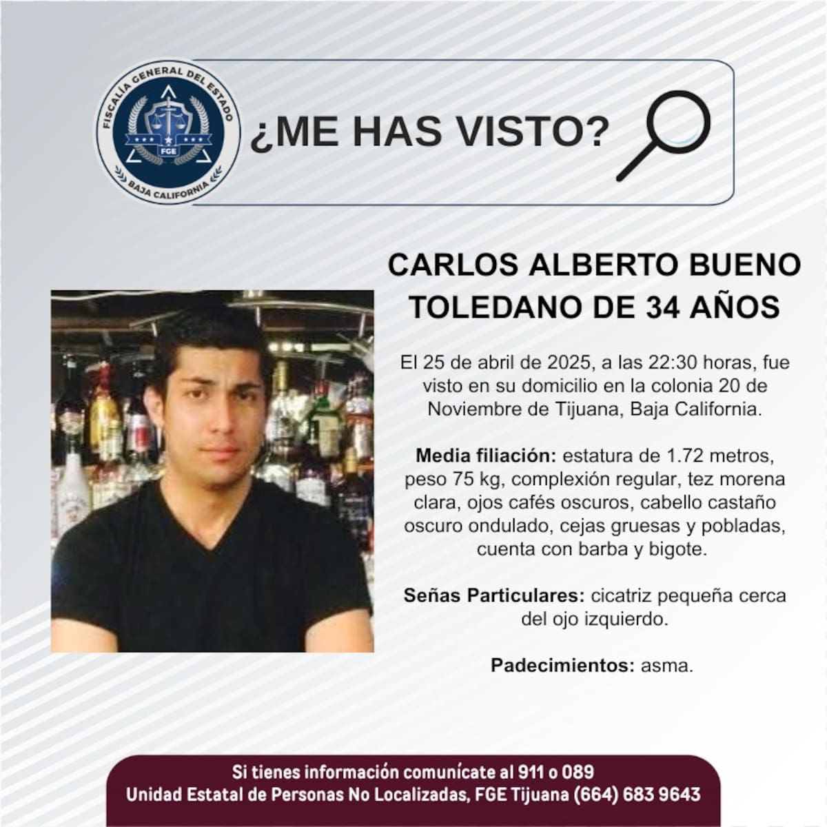 Pesquisa de Carlos Alberto Bueno Toledano.