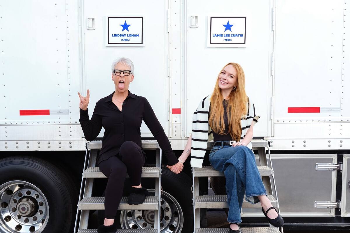 Lindsay Lohan y Jamie Lee Curtis regresan al set con Freaky Friday 2