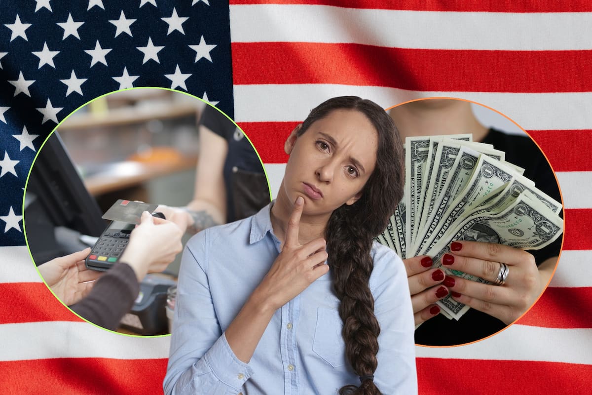 Cuando viajas a Estados Unidos, ¿es mejor pagar con tarjeta o efectivo?