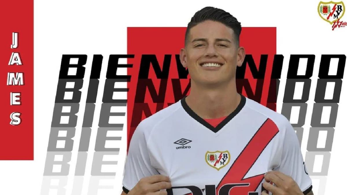 James Rodríguez firmó un contrato hasta junio de 2025. / Foto: @rayovallecano.